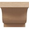 Ekena Millwork 6in. W x 6in. H x 36in. L Newport Woodgrain TimberThane Rafter Tail, Primed Tan RFTUR06X06X36NEWRCPR - alternate 4
